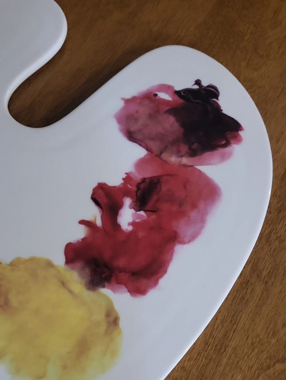 Fishs Eddy Artist Pallette Cheese Tray